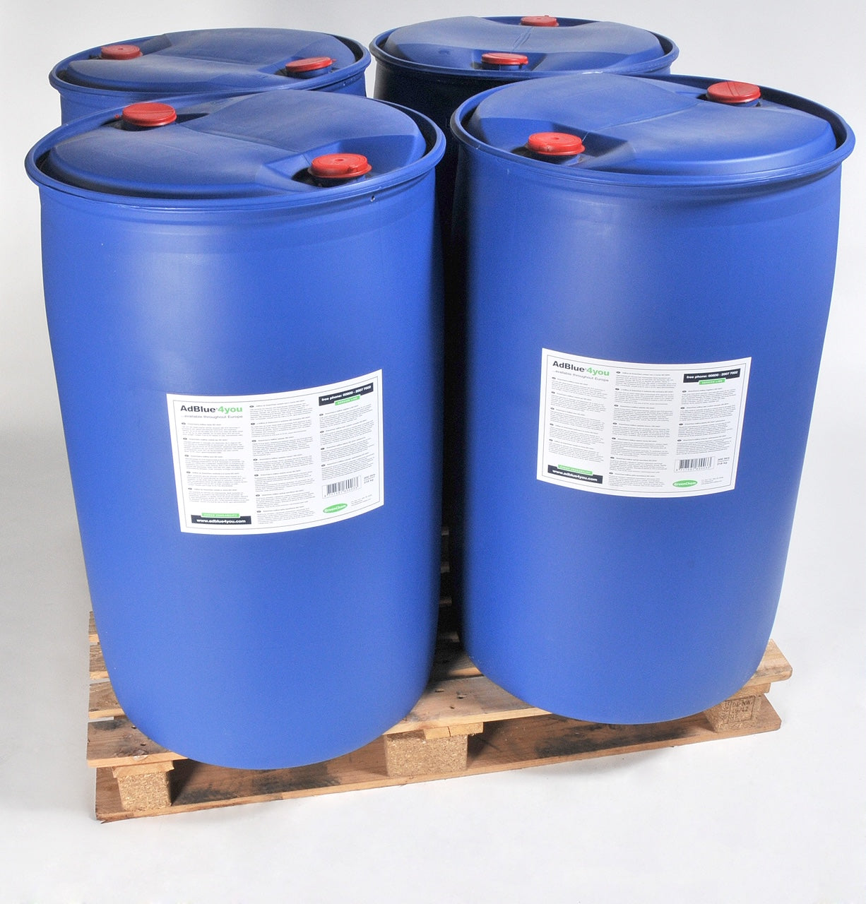 4 x Adblue 200 Litre Drum